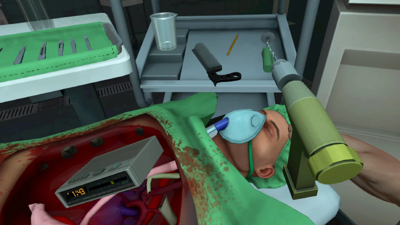 Изображение игры: Surgeon Simulator: Experience Reality