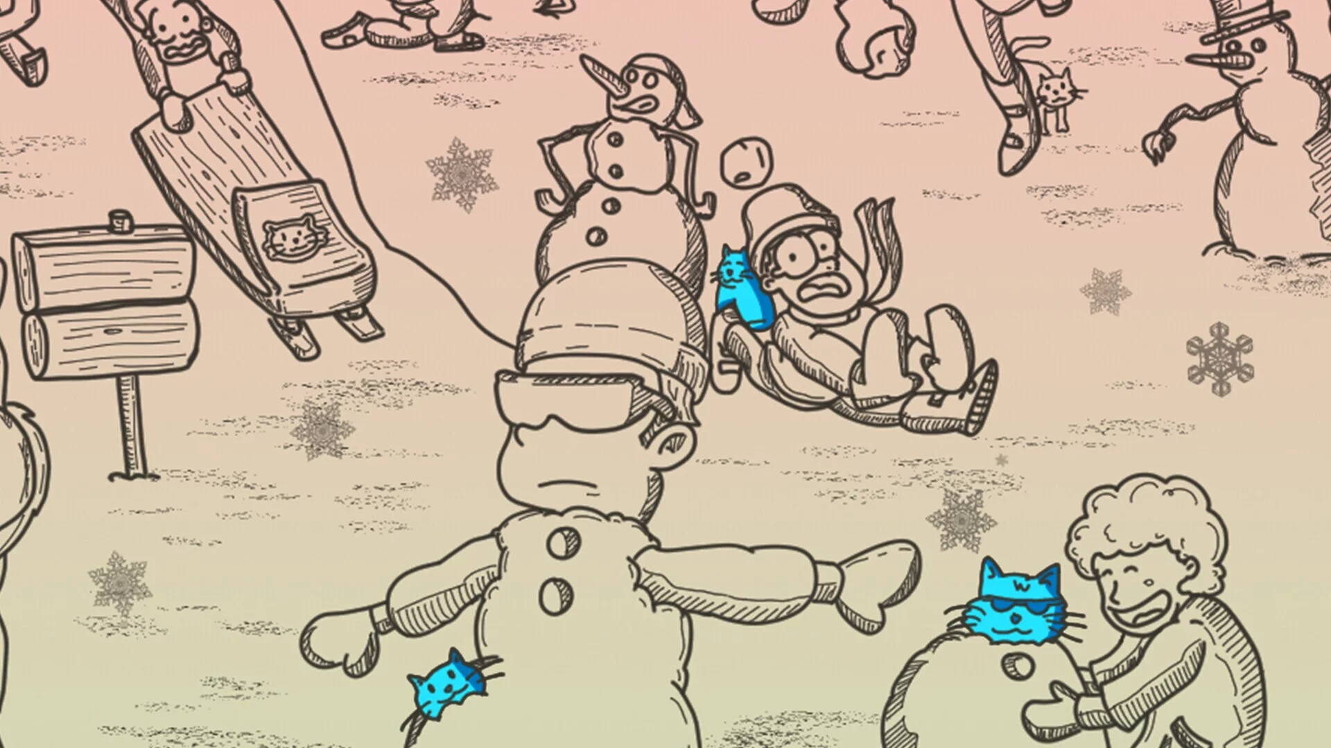 Изображение игры: Hidden Cats - Winter