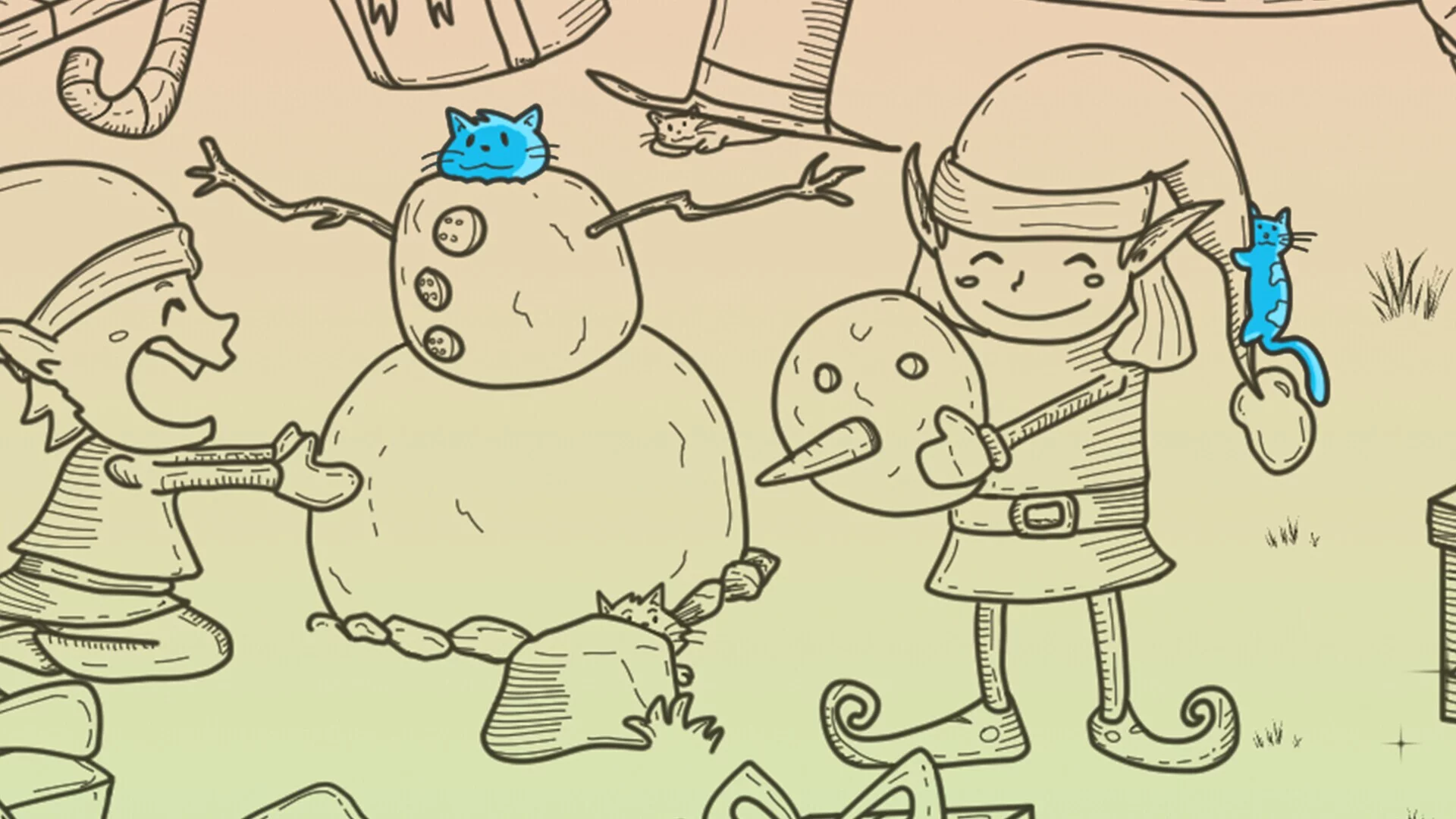 Изображение игры: Hidden Cats - Christmas