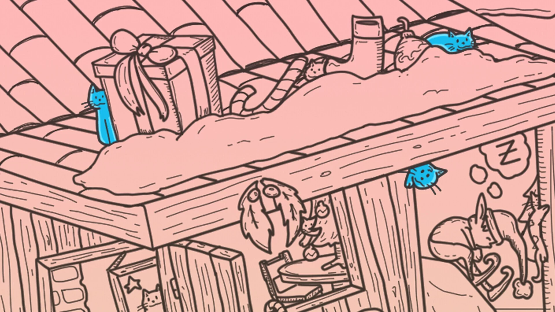 Изображение игры: Hidden Cats - Christmas