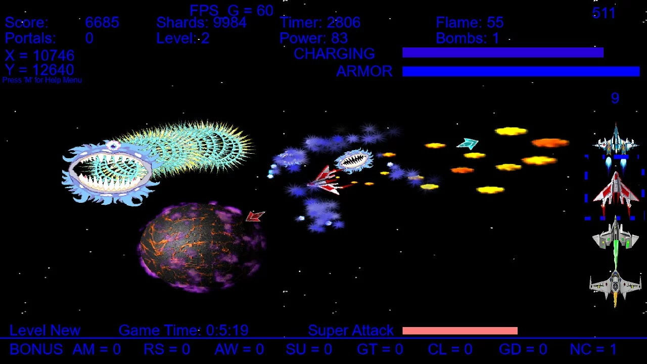 Изображение игры: Asteroid King