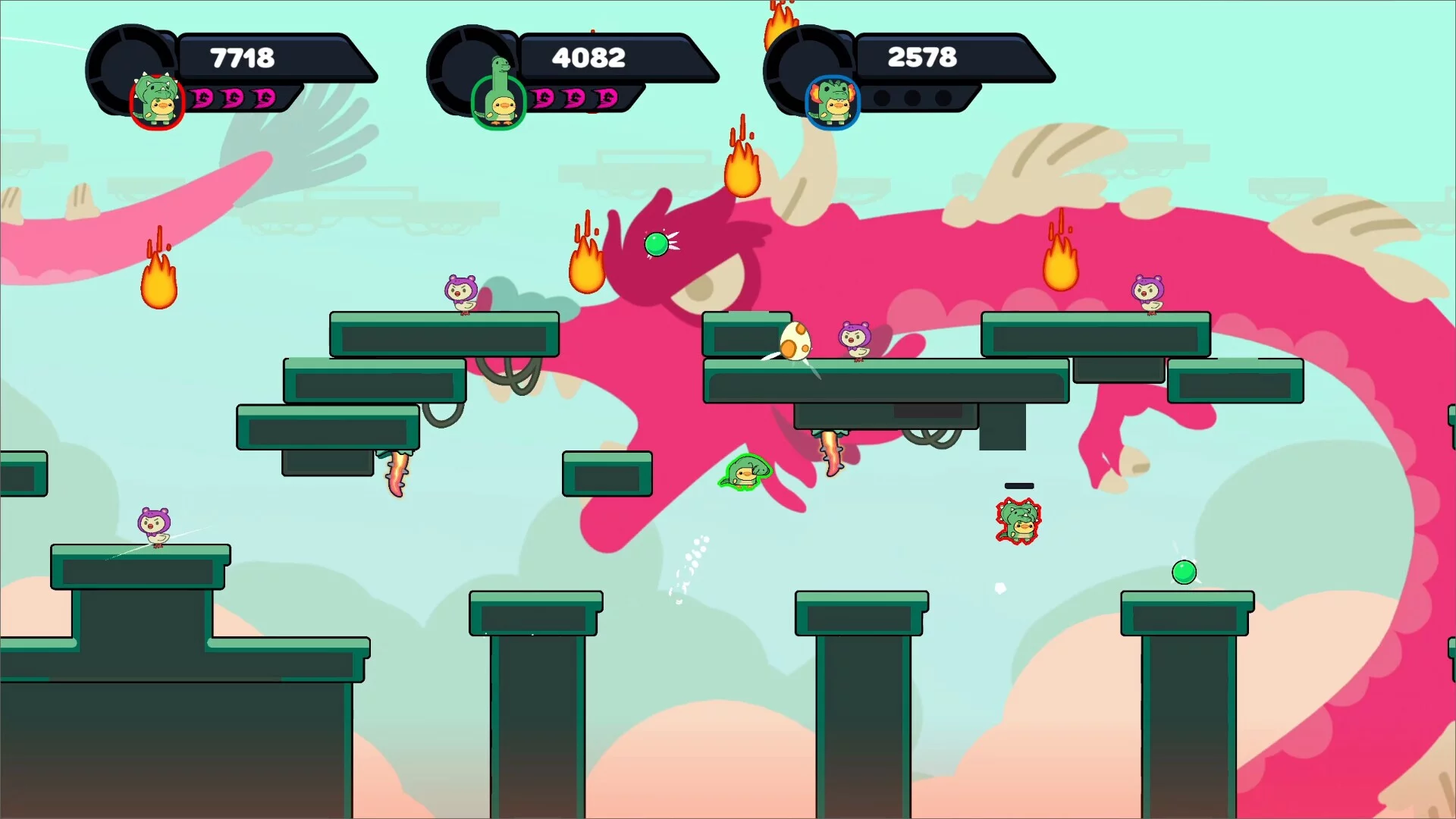 Изображение игры: Dino-Ducks Dash