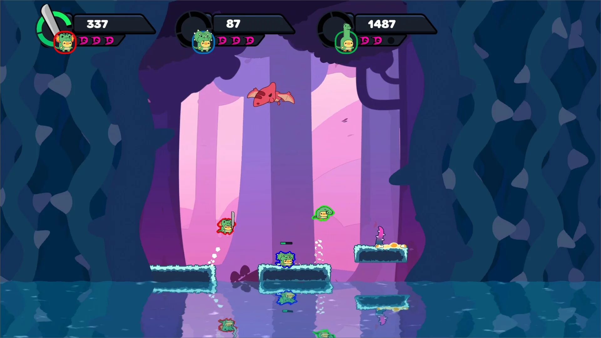 Изображение игры: Dino-Ducks Dash