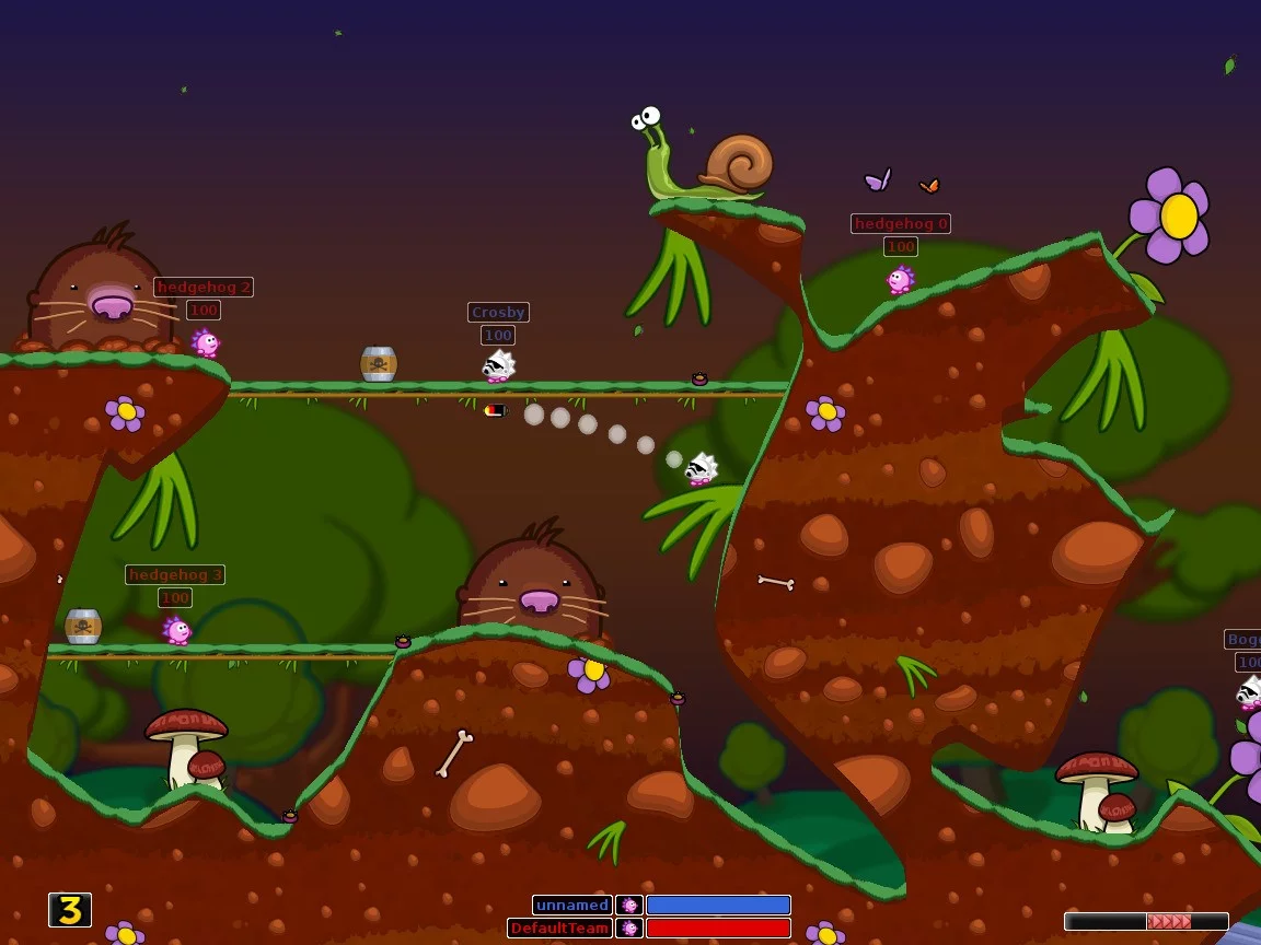 Изображение игры: Warmux