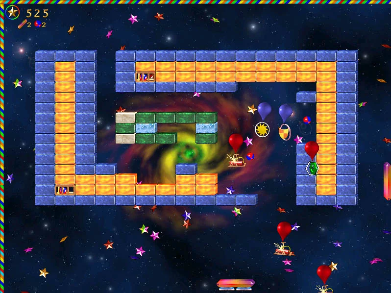Изображение игры: QuadroNoid: The Magic Worlds
