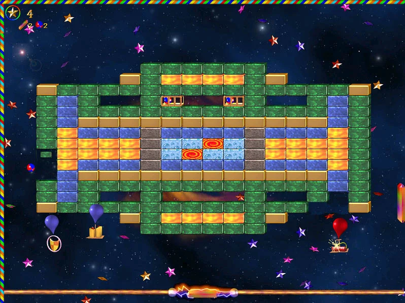 Изображение игры: QuadroNoid: The Magic Worlds