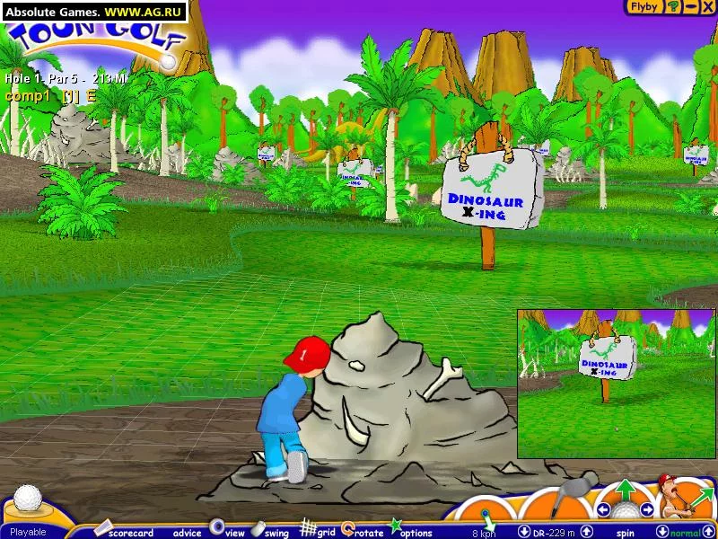 Изображение игры: Toon Golf