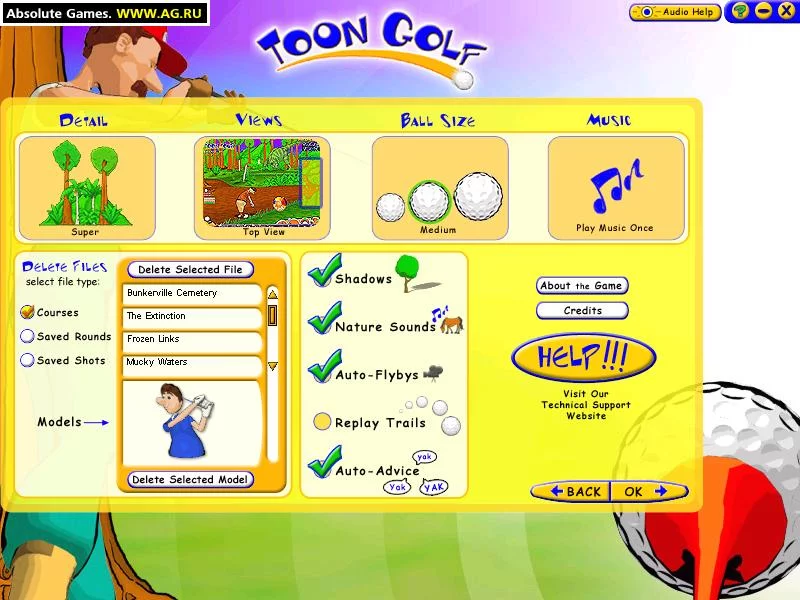 Изображение игры: Toon Golf