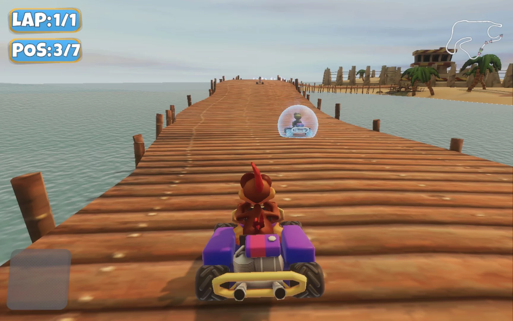 Изображение игры: Moorhuhn Kart