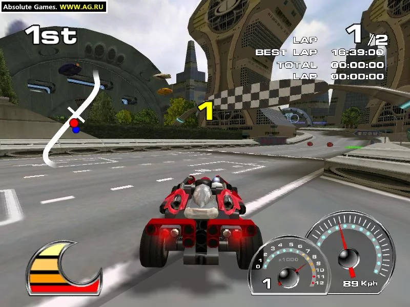 Изображение игры: Drome Racers