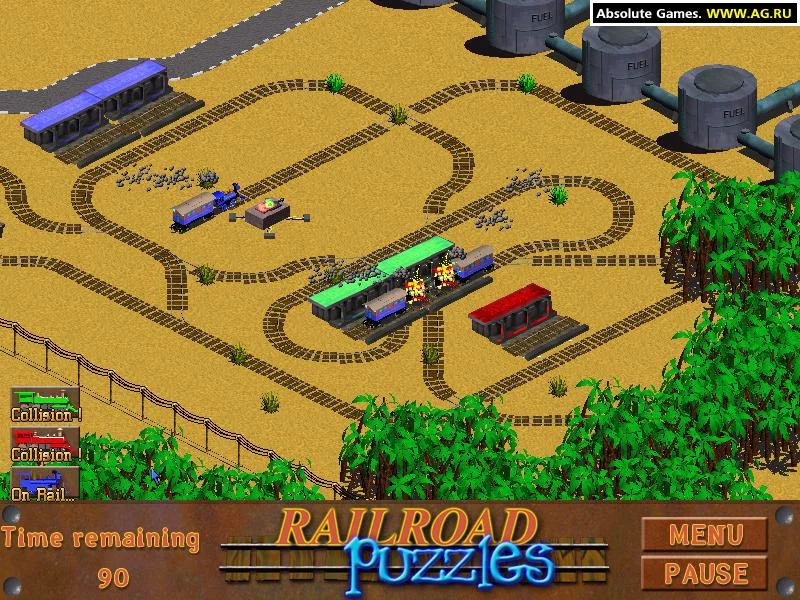 Изображение игры: Railroad Puzzles
