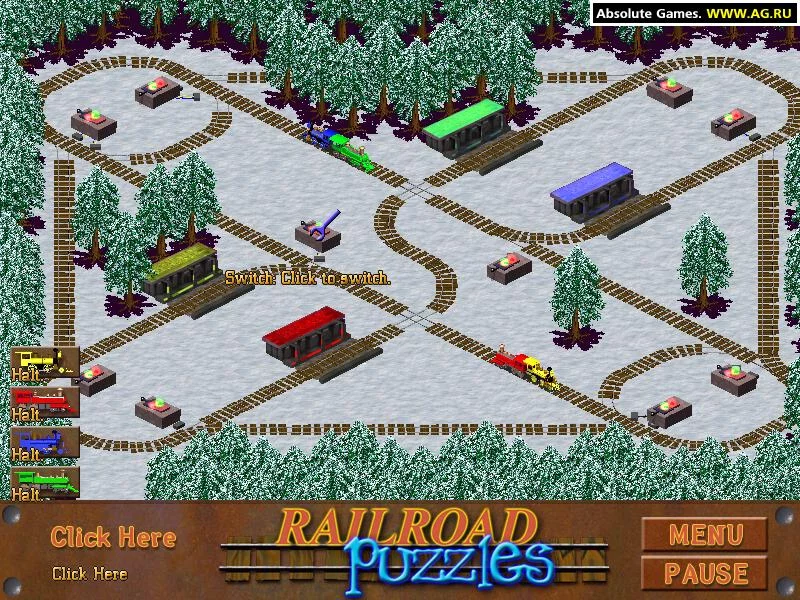 Изображение игры: Railroad Puzzles