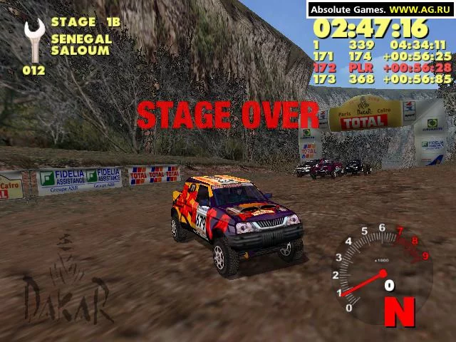Изображение игры: Paris-Dakar Rally