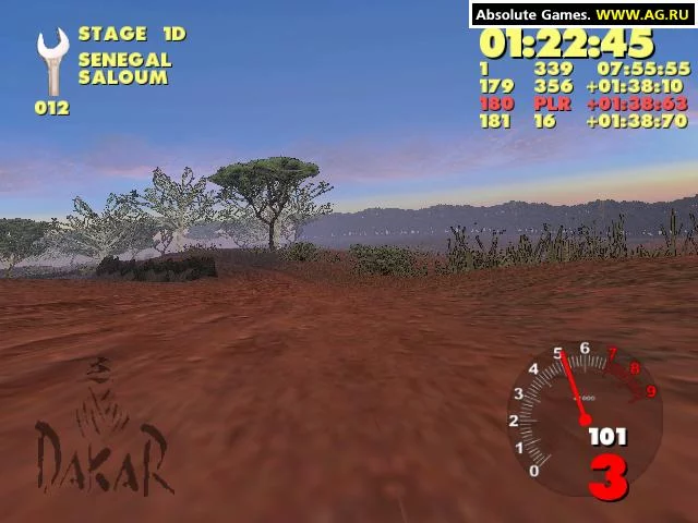 Изображение игры: Paris-Dakar Rally