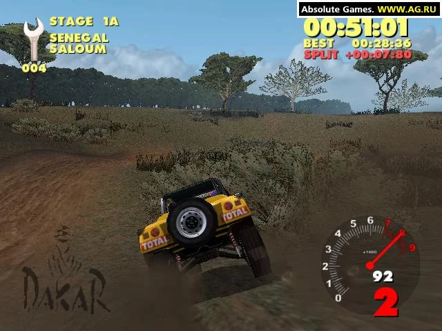 Изображение игры: Paris-Dakar Rally