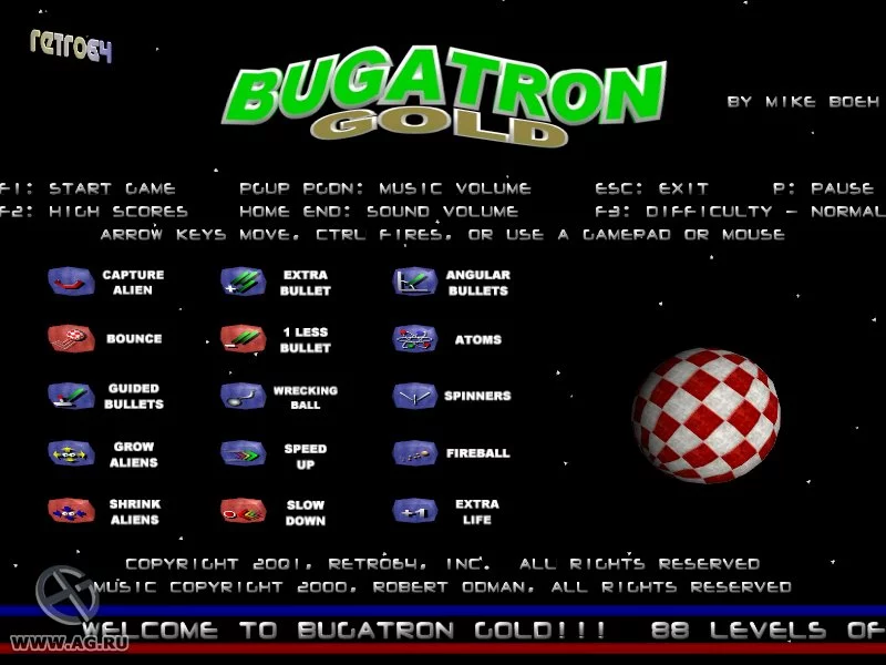 Изображение игры: Bugatron