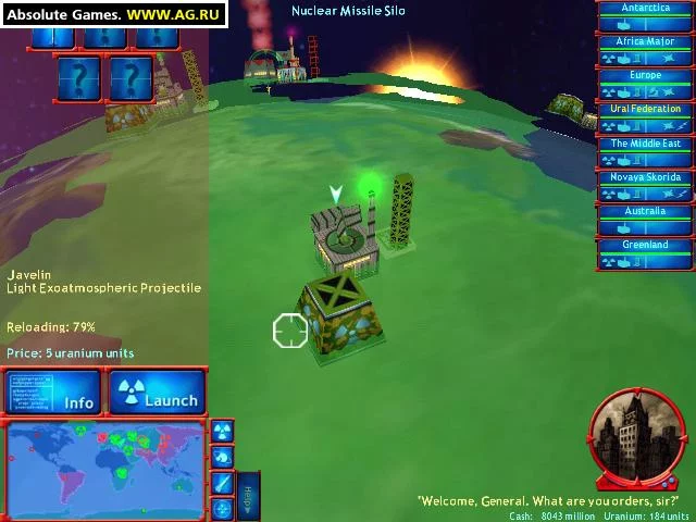 Изображение игры: M.A.D.: Global Thermonuclear Warfare