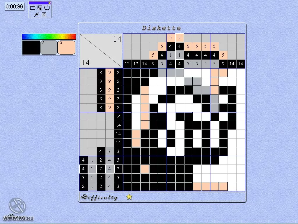 Изображение игры: Japanese Mosaic Puzzles