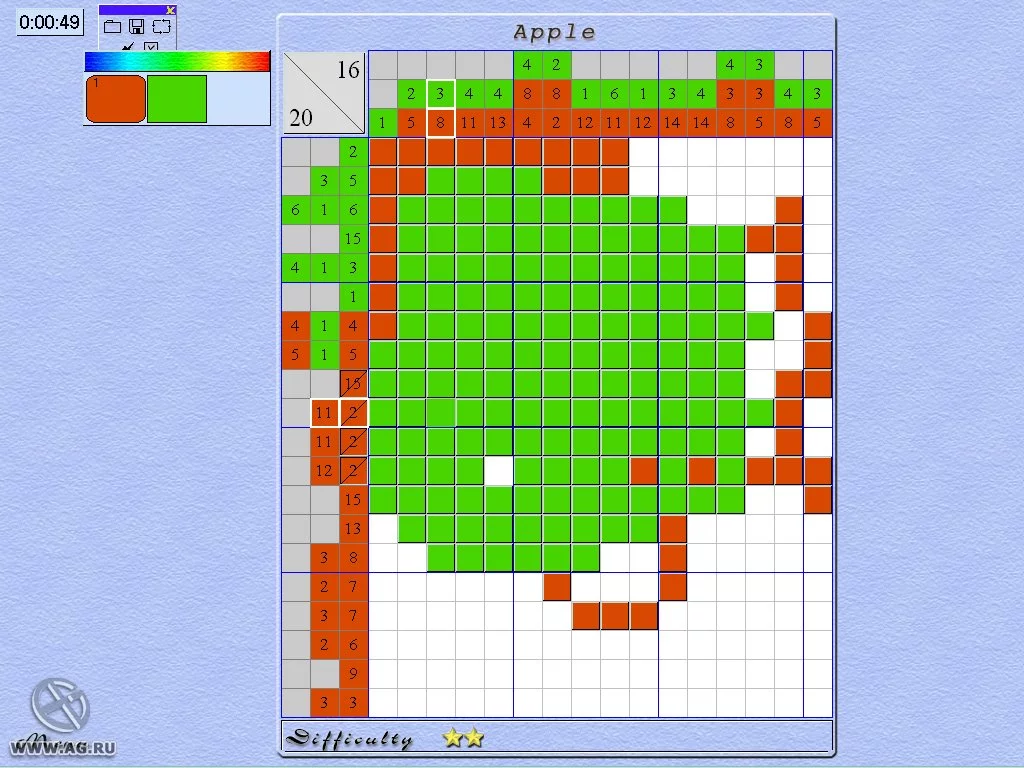 Изображение игры: Japanese Mosaic Puzzles