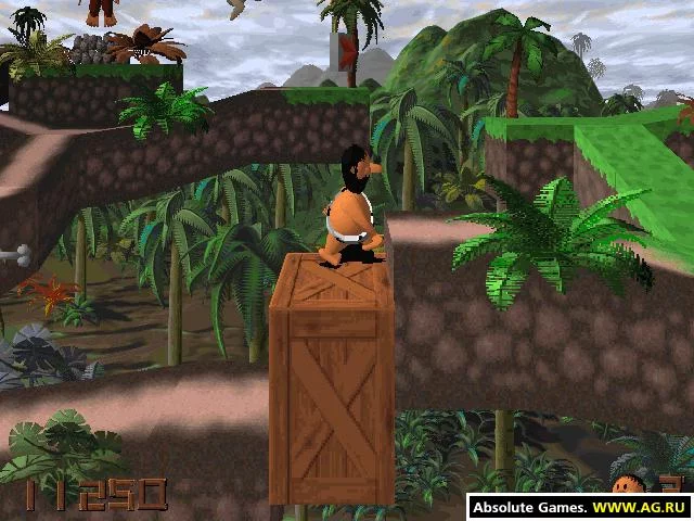 Изображение игры: 3D Caveman Rocks!