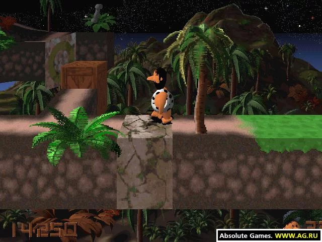 Изображение игры: 3D Caveman Rocks!