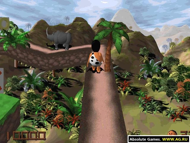 Изображение игры: 3D Caveman Rocks!