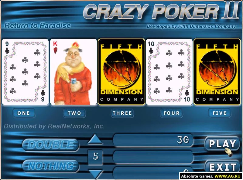 Изображение игры: Crazy Poker 2: Return to Paradise