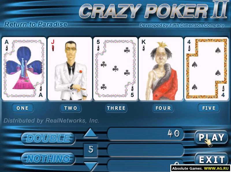 Изображение игры: Crazy Poker 2: Return to Paradise