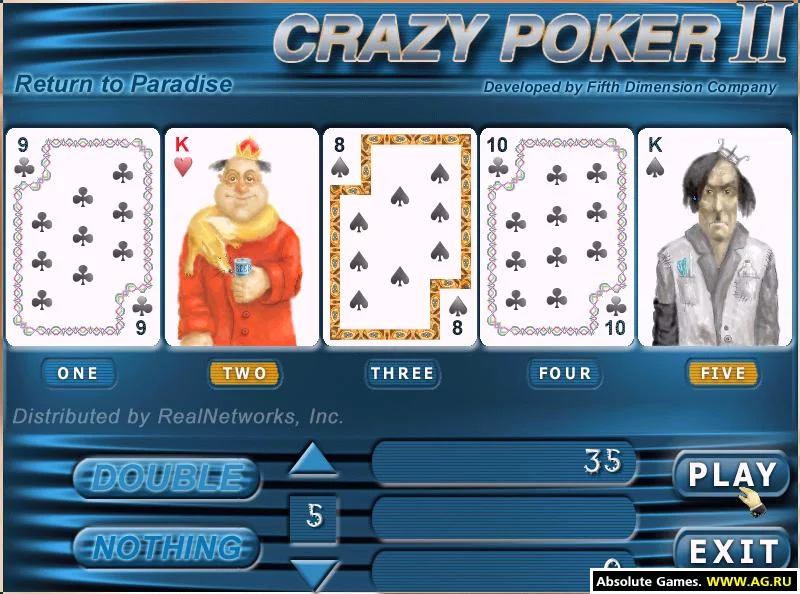 Изображение игры: Crazy Poker 2: Return to Paradise