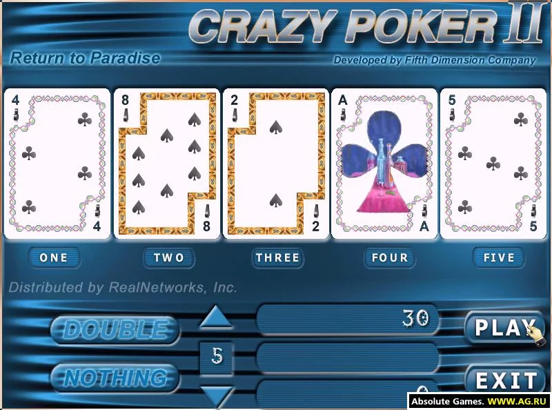 Изображение игры: Crazy Poker 2: Return to Paradise