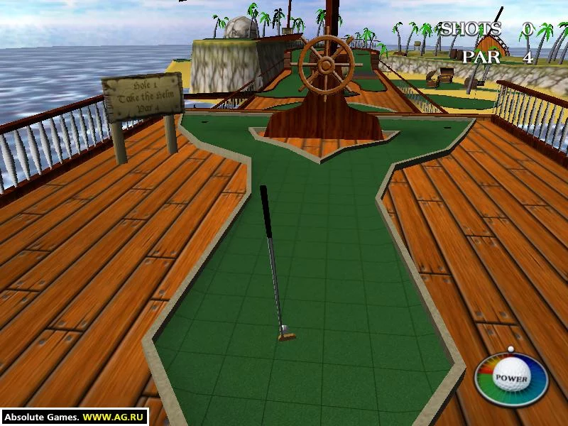 Изображение игры: Crazy Minigolf