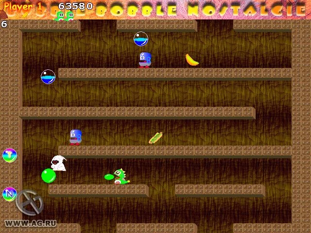 Изображение игры: Bubble Bobble Nostalgie 2