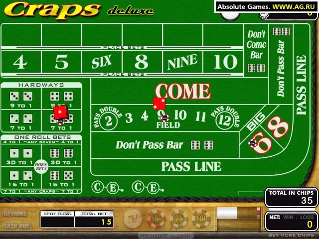 Изображение игры: Craps Deluxe