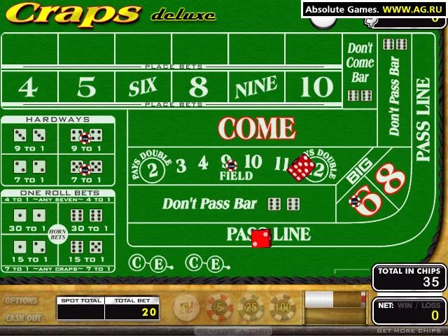 Изображение игры: Craps Deluxe