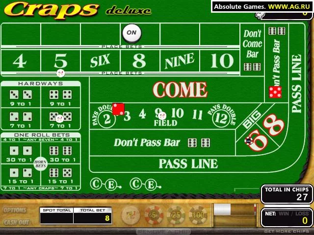 Изображение игры: Craps Deluxe