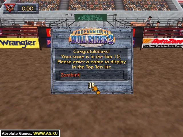 Изображение игры: Professional Bull Rider 2