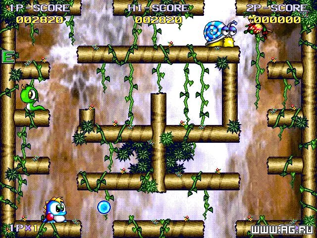 Изображение игры: Bubble Bobble Nostalgie