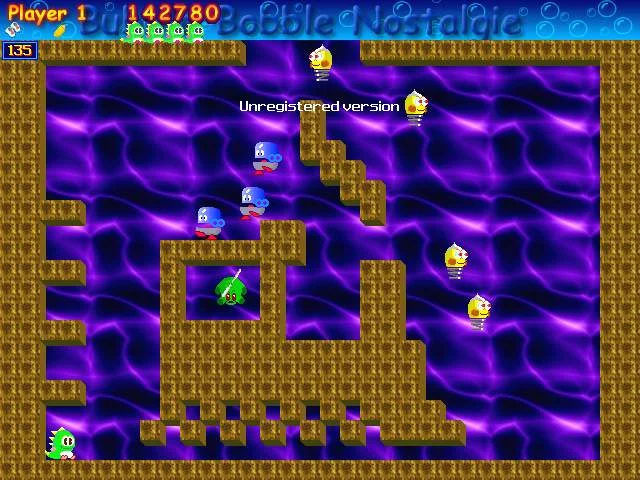 Изображение игры: Bubble Bobble Nostalgie