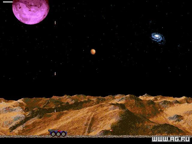 Изображение игры: Moon Buggy