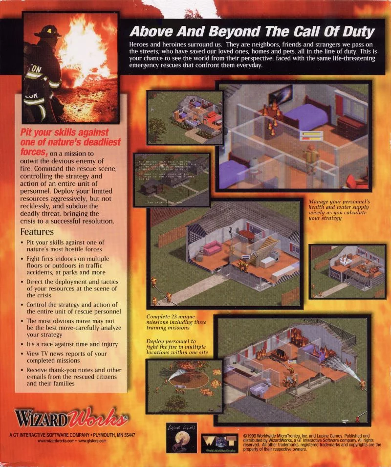 Изображение игры: Emergency Rescue: Fire Fighters
