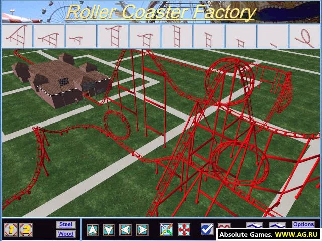 Изображение игры: Roller Coaster Factory