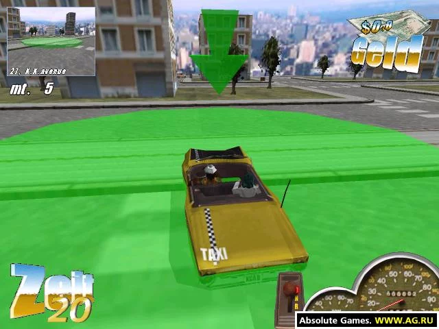 Изображение игры: Super Taxi Driver