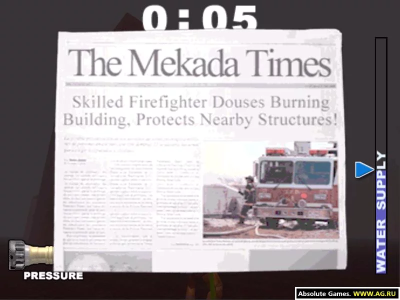 Изображение игры: In the Line of Duty: FireFighter