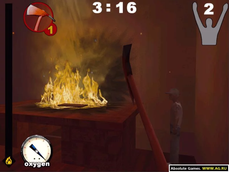 Изображение игры: In the Line of Duty: FireFighter