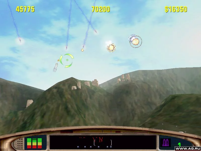 Изображение игры: Missile Command