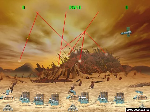 Изображение игры: Missile Command