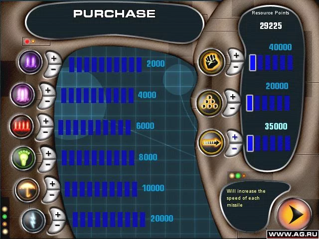 Изображение игры: Missile Command