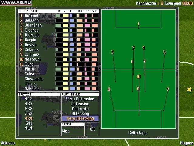 Изображение игры: Total Soccer 2000