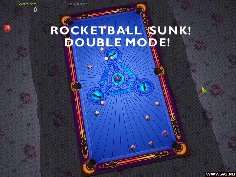Изображение игры: 3-D Ultra Cool Pool
