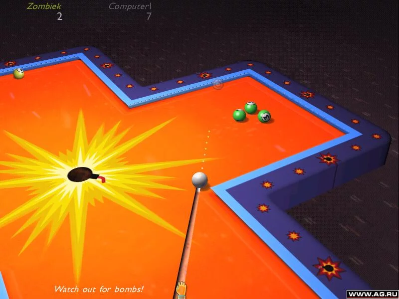 Изображение игры: 3-D Ultra Cool Pool